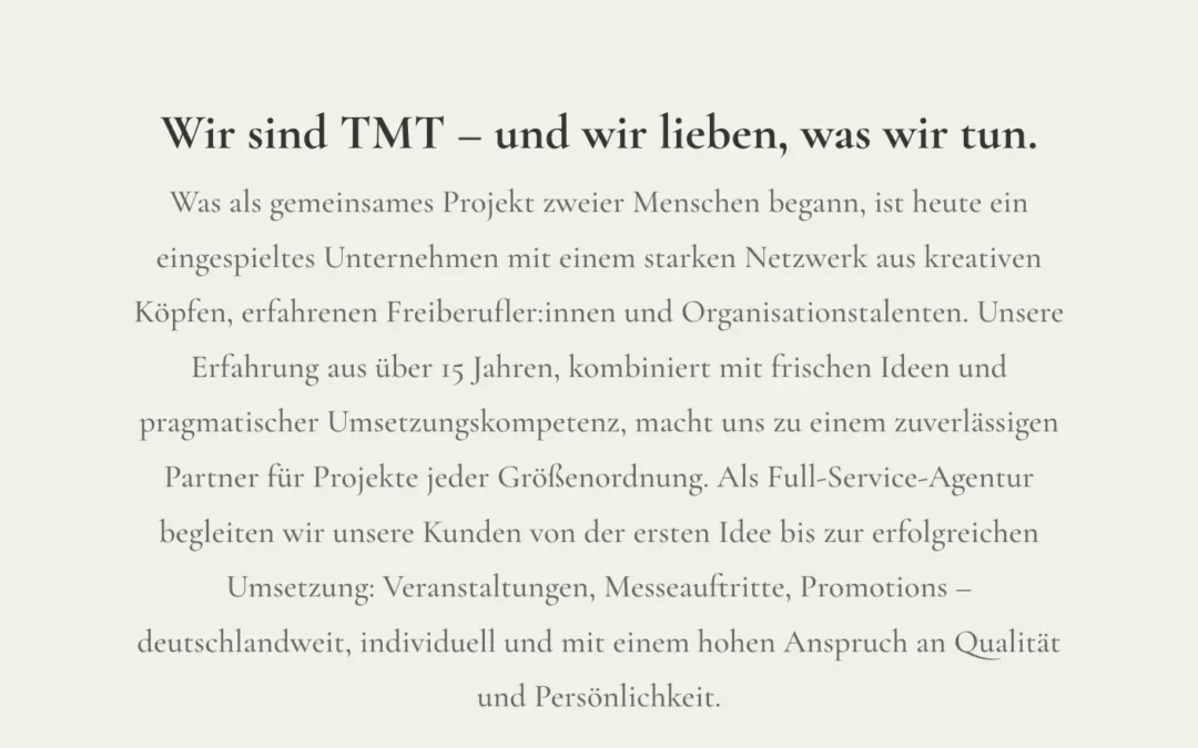 TNT Projektevent